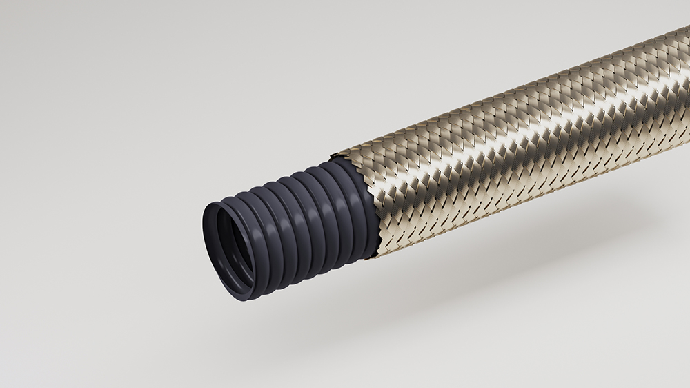 Product picture for RESISTOFLEX® CHB-B, Anti Static Liner, Crimp Fittings